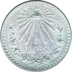 MEXICO MONEDA DE PLATA 1 PESO 1945 - Bild 1 von 2