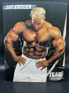 JAY CUTLER SIGNED AUTOGRAPHED 8x10 PHOTO BODYBUILDING LEGEND TEAM MUSCLE TECH - Picture 1 of 3