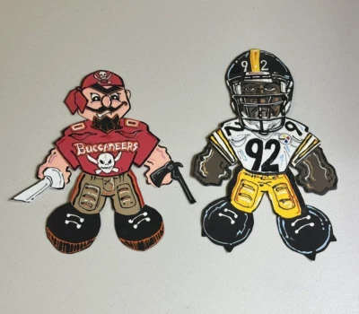 Decoración de pared de espuma hecha a mano para adultos/niños del jugador favorito de los fanáticos ~ ¡ELIGE la tuya! NFL Foto 1 de 2