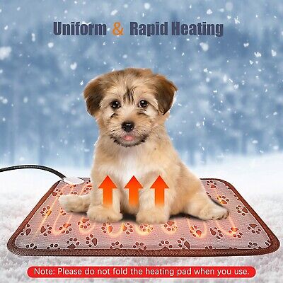 Electric Pet Heating Pad Warmer Heater Bed Heated Mat Waterproof For Dog Cat  US • 21.95$