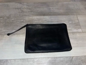 Rare Vintage Coach Leather Slim Standard Clutch Wristlet New York City - Picture 1 of 9