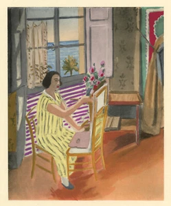 Pochoir Henri Matisse "La séance du matin" - Photo 1 sur 2