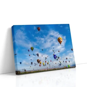 Hot Air Balloon Art, Albuquerque Balloon Festival Decor, New Mexico Art Print - Picture 1 of 12