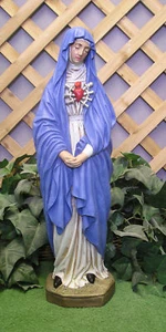 8019 Mutter Maria Trauerfrau Latex Fiberglas Herstellung Form Beton - Bild 1 von 3