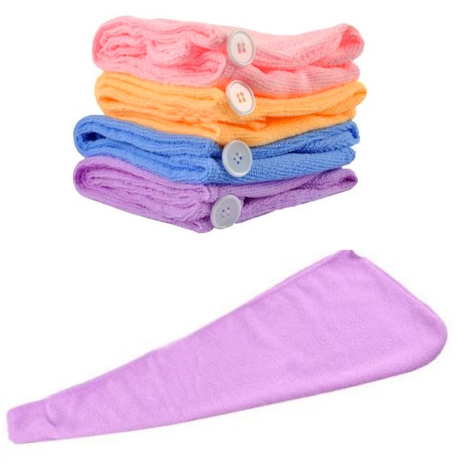 Rapid Fast Drying Microfiber Hair Wrap Towel Bath Cap Turban Twist Shower - Image 1 of 1