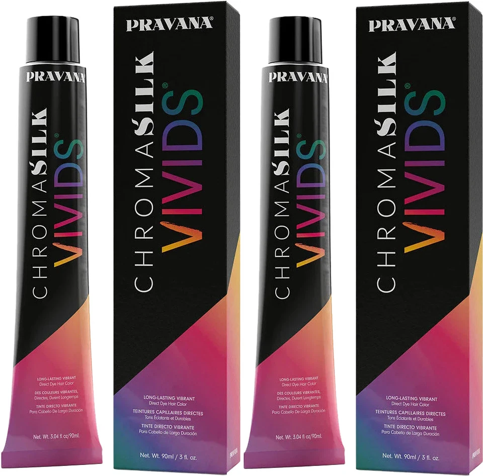 Paquete de 2 tintes de cabello Pravana ChromaSilk DirectDye aguamarina Foto 1 de 1
