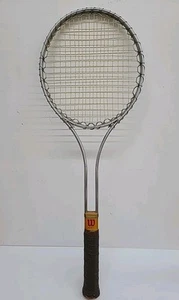 Vintage WILSON T2000 Tennis Racket 4 5/8" w/ Zippered Cover Made In USA - Picture 1 of 8