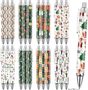 Feliz Navidad Bolígrafos Regalos 24 Piezas Cascanueces Bolígrafos Set Árbol de Navidad - Imagen 1 de 12