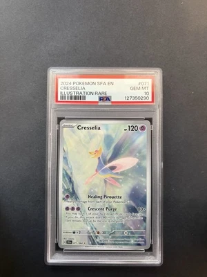 PSA 10 Cresselia 71/64 Full-Art Graded Pokemon Card - Image 1 of 4