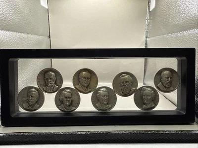 MEDALLIC ART PRESIDENTIAL SERIES LOT OF 8 SILVER ROUNDS .999 FINE SILVER - Image 1 of 4