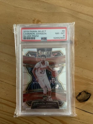 2019-20 Panini Select - Concourse Cameron Johnson #8 Silver Prizm (RC) - Image 1 of 2