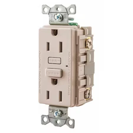 Receptáculo Bryant Gf15la Gfci, autoevaluación, 2 postes Foto 1 de 1