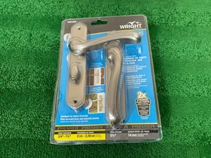 Wright Products VCA112SN Satin Nickel Storm Screen Door Handle Latch Set New - Picture 1 of 6