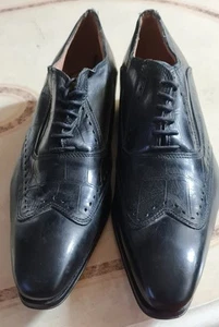 Italian Leather Men's Shoes Sizes 43 and 44 - Picture 1 of 11