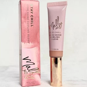 Mally XO Stay Chill High Shine Cooling Lip Gloss Snowstorm Sugar (Nude) NWB - Picture 1 of 4