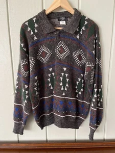 Vintage Vittorio Rex italienischer Pullover mit Kragen - Herren Large - Bild 1 von 5