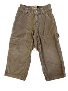 GAP Toddler Carpenter Pants Corduroy Brown 3T - Picture 1 of 6