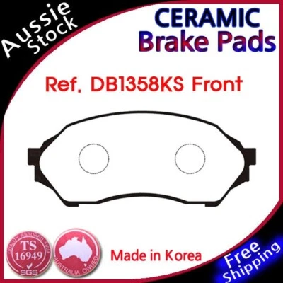 Brake Pads DB1358KS Front Fits Mazda 323 Protege BJ 1.6 Sedan, 323 Astina BJ 1.6 - image 1 of 3