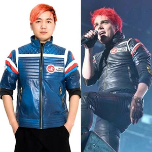 Hot My Chemical Romance Party Poison Jacket Costume Cosplay Blue Version S-2XL - Picture 1 of 9