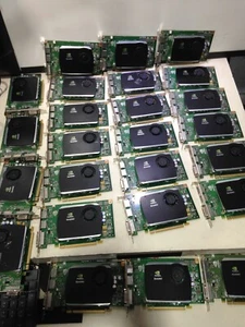 LOT OF 25: NVIDIA QUADRO FX 580 512MB GDDR3 VIDEO GRAPHICS CARD DVI DisplayPort - Picture 1 of 5