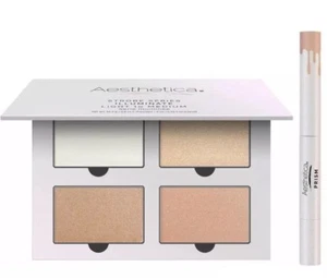 Aesthetica Strobe Series Highlighter Kit - 4 Powders & 1 Liquid Highlighter - Picture 1 of 6
