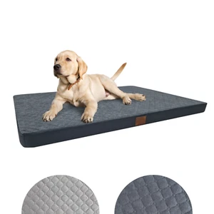 Hundebett Hundekissen Orthopädische Hundesofa Katzenbett 100x70x7cm Graphit - Bild 1 von 7