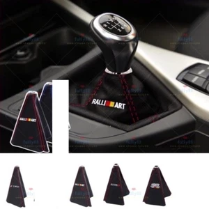 JDM ralliart/N.I.S.M.O/MUGEN Shift Boot Stitch Gear Cover MT/AT Shifter Knob - Picture 1 of 11