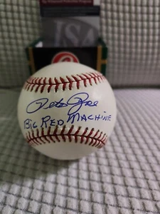 pete rose nl baseball with big red machine inscription - Picture 1 of 4