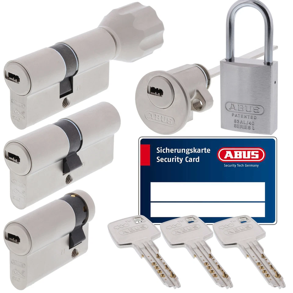 ABUS AUGUST BREMICKER UND SÖHNE KG Cilindro di chiusura ABUS EC660 chiusura simultanea cilindro profilato con scheda di sicurezza