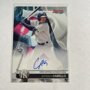 ANTONIO CABELLO 2020 Bowman’s Best Prospect Auto #B20-AC New York Yankees