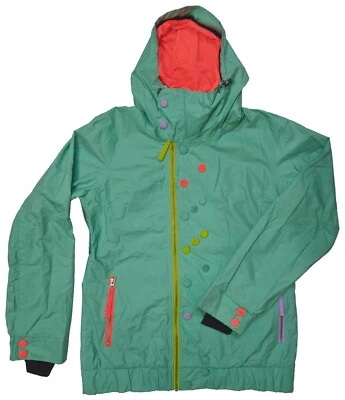 Oakley Ski Jackets Women's Green Jacket Signature Series Size L Water Resistant - image 1 of 4