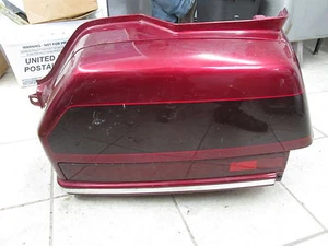 Honda OEM LH Left Burgundy Saddlebag 1988 GL1500 Goldwing 81412-MN5-300 #221 - Picture 1 of 10