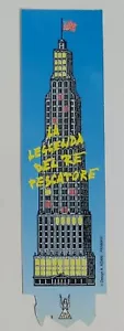 82596 129/tt SEGNALIBRO pubblicitario LA LEGGENDA DEL RE PESCATORE Empire state - Foto 1 di 2