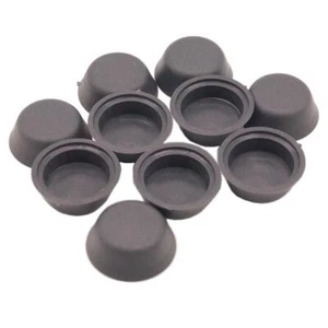 10 X You.S Couvre-Boulon Ceinture de Sécurité En Gris Foncé Diamètre Intérieur - Picture 1 of 2