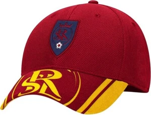 MLS Real Salt Lake Men's Structured Flex Jersey Hook Hat by Adidas S/M M717Z - Picture 1 of 2