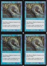 MTG: SLIPTIDE SERPENT Nemesis RARE; played, Excellent condition x4
