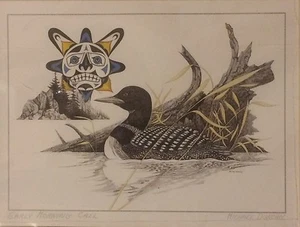 Michael Duncan Signed 9 x 6 Print " Early Morning Call " Matted Ready To Frame - Picture 1 of 2