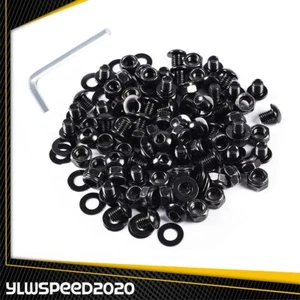 Front & Rear Universal Model Fender Flares Powder Coated Hardware Screw/Bolt Kit - Picture 1 of 9