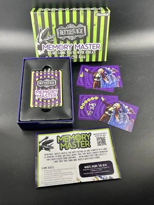 BeetleJuice Beetle Juice Memory Master Card Game Aquarius - Image 1 of 3