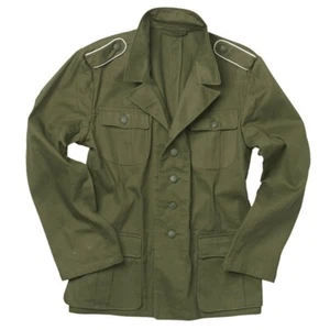 WW2 German M40 Field Tropical Shirt Tunic DAK Repro Jacket Army Green Size Large - Picture 1 of 1
