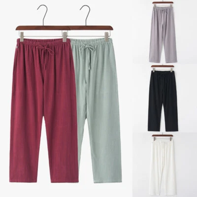 Pantalones de lino Kung Fu Tai Chi Pantalones Artes Marciales Bruce Lee Wingchun Wushu Pantalones Foto 1 de 4