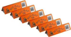 ZIG-ZAG Rolling Papers French Orange 1 1/4 (6 Booklets) - Picture 1 of 7