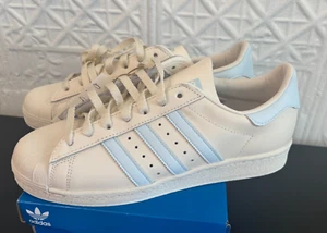 NEW Adidas Superstar 82 Mens Sportswear Shoes White GZ4836 Size 9 NWOB - Picture 1 of 5