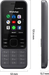 Unlocked Nokia 6300 4G Dual SIM 3 Colors New Phone WIFI Radio 2MP 4GB 512MB RAM - Afbeelding 1 van 12