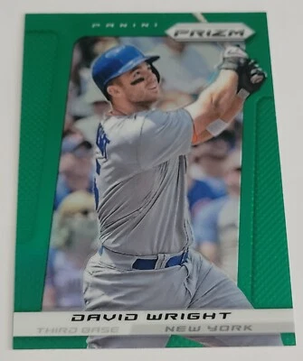 2013 Panini Prizm Prizms Green #86 David Wright New York Mets - Image 1 of 2