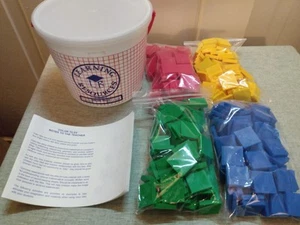 Vintage 1988 Learning Resources 400 Square Color Tiles For Counting & Sorting - Picture 1 of 10