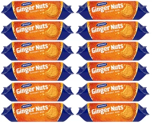 12 x Mcvities Ginger Nuts - 250GM - Picture 1 of 2