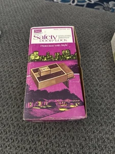 Vintage Sears Craftsman Sicherheitstürschloss Jimmy Proof Messing NEU NOS 2 verfügbar - Bild 1 von 11
