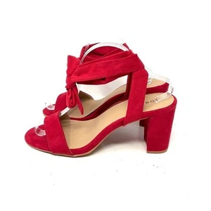NEW Torrid Red Lace Up Sandals Women's Size 10 Wide Width Sandals - Picture 1 of 7