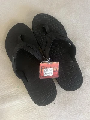 Flojos Waverunner спортивный черный шлепанцы размер 13 новый - Изображение 1 из 3